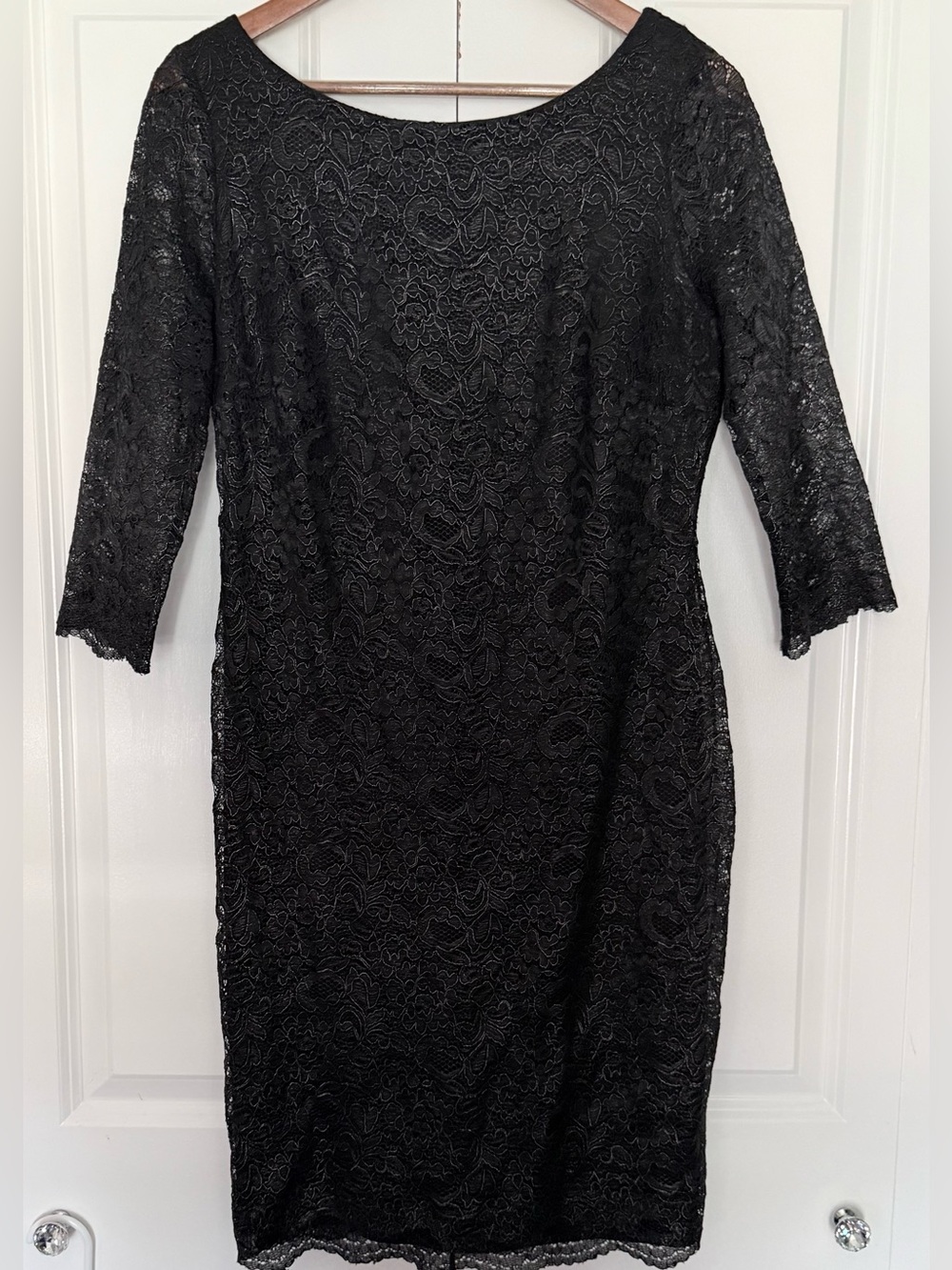 Calvin Klein Black Lace Sheath Dress